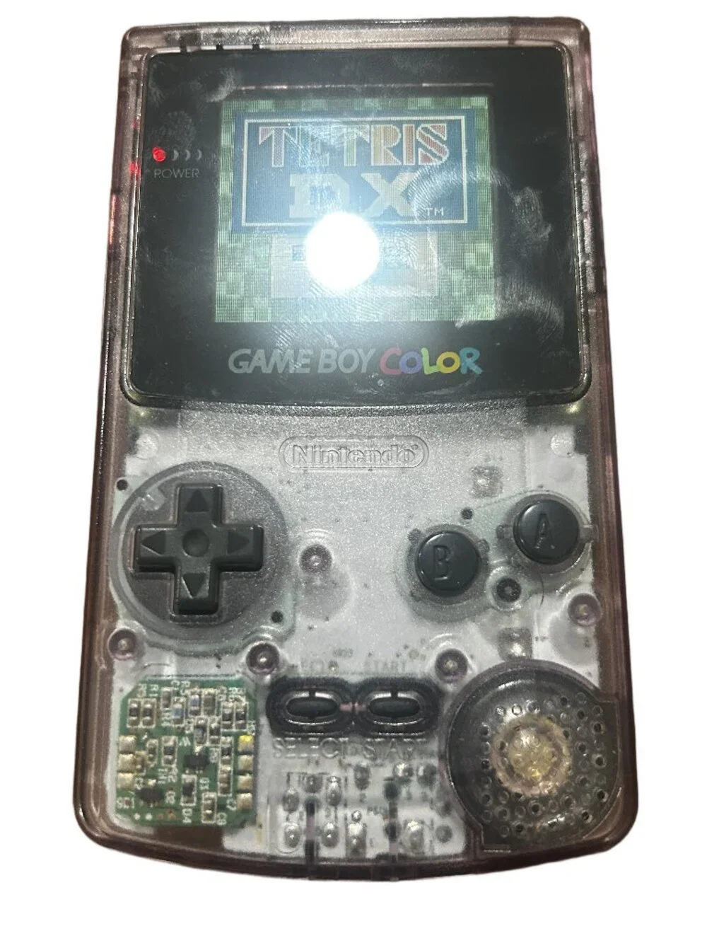 Nintendo Game Boy Color CGB-001 Atomic Purple with Tetris DX Game